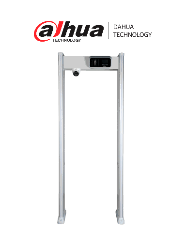 [DHT1110008] DAHUA DHI-ISC-D118-T - Arco Detector de Metales de 18 Zonas con Medición de temperatura/ pantalla de 3.5 pulgadas/ 