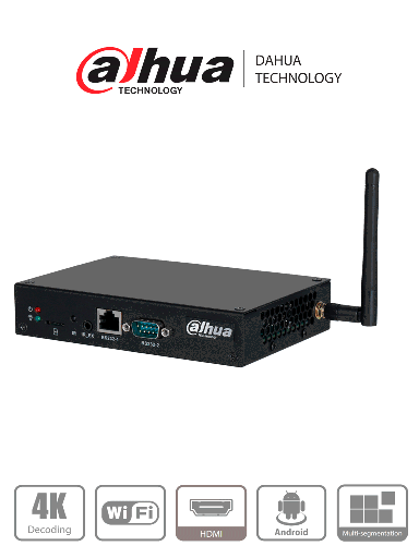 [DHT2080009] DAHUA DHI-DS04-AI400 - Caja de Control Multimedia para Señalización Digital/ Android/ Compatible con Software MPS para Administración/ Ethernet