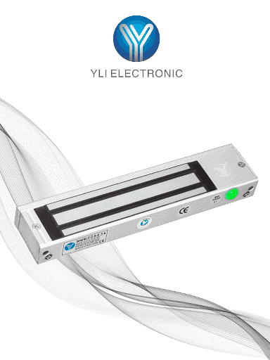 [YLE0850018] YLI YM500NLED - Cerradura Magnética con Indicador Led para Control de Acceso / Uso rudo / Interior / Fuerza de Sujeción 500 kg o 1200 Lb / Voltaje Doble 12 ó 24 VDC / Compatible con Soporte MBK500NZL