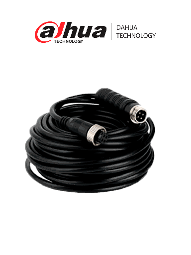 [DHT0390027] DAHUA MCNU-GXF4-GXM4-3 - Cable extensor tipo aviación de 3 Metros/ Para transmisión de video y audio analogico/ Conectores M12 hembra a M12 macho/ 4 Pines/ Especial para DVR Movil/ 