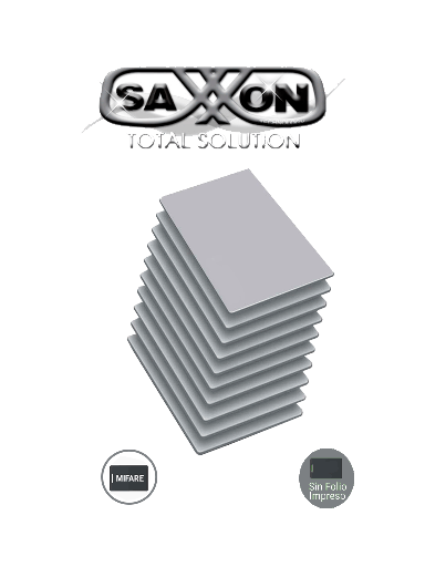 [SXN0760002] SAXMIFARE01 - Paquete de 10 Tarjetas de Proximidad Mifare 13.56 Mhz Para Control de Acceso / PVC / Imprimible / 1 KByte / 0.88 mm de Grosor / Sin Folio