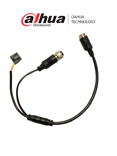 [DAM4470001] DAHUA CABLE CONVERTIDOR - CABLE Doble/ M12 Macho de 7 a 4 Pines / M12 Hembra 4 a 10 Pines / Para uso con cable extensor de 7 Pines/ Especial para uso con MD02 / Longitud de 30cm /