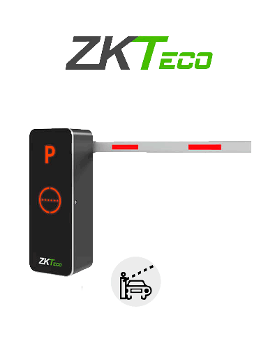 [ZKT0960017] ZKTECO BGM1030L - Barrera Vehicular / Brazo Recto Dirección Ajustable / 3 Metros / Gabinete con Luz LED / Indicador de Estado / 1.5 s de apertura / Incluye 2 controles / Módulo Wi-Fi para conectarse con la App ZK Barrier gratuita y aperturar o cerrar