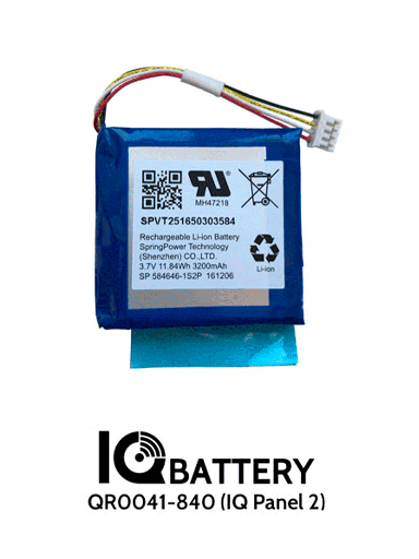 [QLS2570001] QOLSYS IQ PANEL 2 BATTERY - Batería de repuesto para panel Qolsys IQPanel2 / IQPanel2+