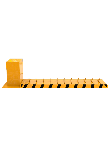 [ZKT0990022] ZKTECO ZKTK500 (1.5m) - PICOS PONCHA LLANTAS / ACCIONAMIENTO ELECTROMECÁNICO / ANCHO DE BLOQUEO DE 1.5 METROS / OPERACION MANUAL EN CASO DE CORTE / PUNTAS DE BLOQUE SÓLIDAS DE 10 MM / INCLUYE 2 CONTROLES