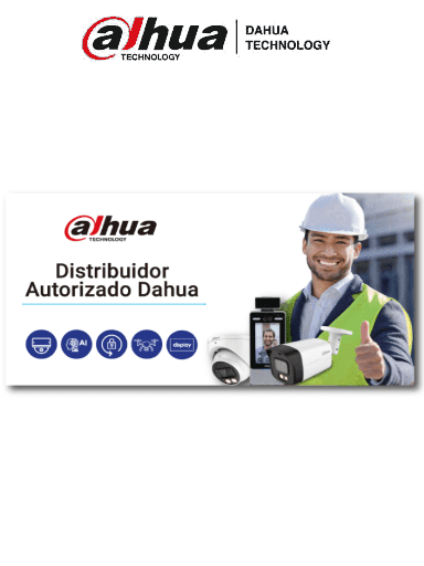 [DHT3010075] DAHUA MATPRO055 - Vinil Microperforado con Leyenda Distribuidor Autorizado y Logo Dahua/ 50x100 cm/