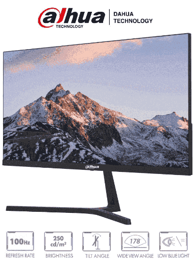 [DHT0520021] DAHUA LM24-B200S - Monitor de 23.80 Pulgadas/ Ultra Delgado/  1920×1080 (FHD)/ Angulo de Visualización de 178 Grados/ Altavoces Integrados/ HDMI&VGA/ Diseño de Micro Bisel/ #LoNuevo