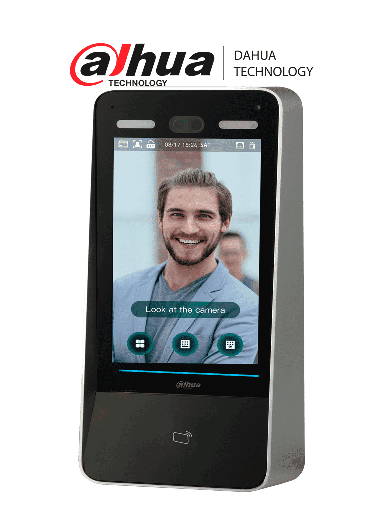 [DHT0700012] DAHUA DHI-ASI8213Y-V3 Control de Acceso con Reconocimiento Facial/ Pantalla táctil LCD de 10,1 pulgadas/ Lente doble gran angular de 2 MP/ 100 000 imágenes de rostros y trabajar sin red/ detección de vida/
