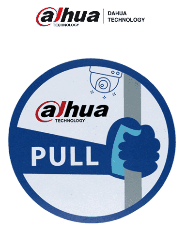 [DHT3010061] DAHUA MATPRO041 - Calcomanía para Puertas/ Puertas de Cristal/ con Logo Dahua/ Promocional