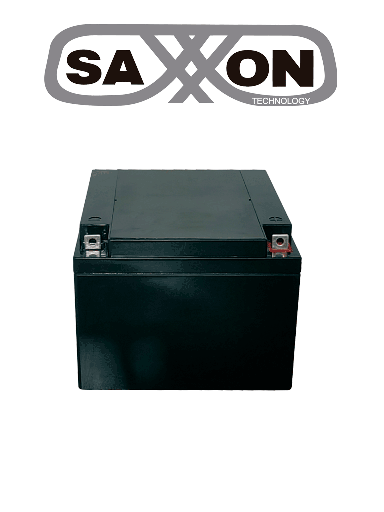 [SXN2360011] SAXXON CBAT24AH - Bateria de respaldo de 12 volts libre de mantenimiento y facil instalacion / 24 AH/ compatible con CCTV/ Acceso/ Bosch
