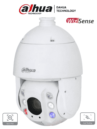 [DHT0060069] DAHUA DH-SD6C3425GB-HNR-A-PV1 - Cámara IP PTZ 4 Megapixeles/ WizSense/ FullColor + Iluminador Dual Inteligente/ TiOC /25 x de Zoom Optico/ IR de 150 Mts y Luz Visible de 50 Mts/ Quick Pick/ AutoTracking/ SMD 4.0/ E&S de Alarma y Audio/ IP66/ PoE/ #LoNuevo
