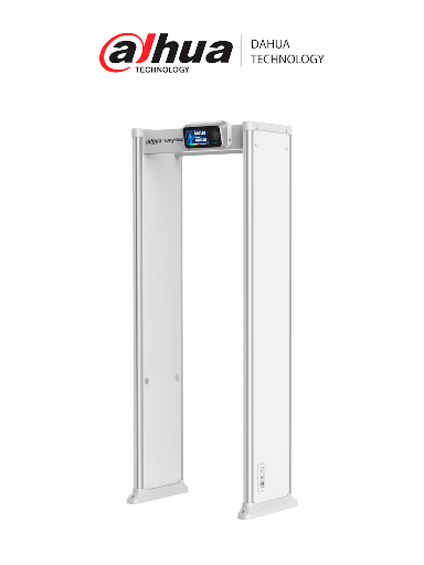 [DHT1110019] Dahua ISC-D733-S2 Arco detector de metales/ 33 zonas de detección con indicadores/Pantalla LCD táctil a todo color de 7 pulgadas/ Conteo de personas y Alarmas