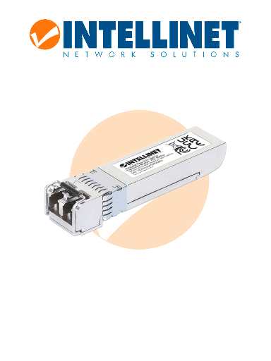 [ITL3700005] INTELLINET 507462 - Módulo Transceptor SFP+ 10 Gigabit de Fibra Óptica Puerto Multi-modo 10GBase-SR (LC), 300 m (984 ft.)