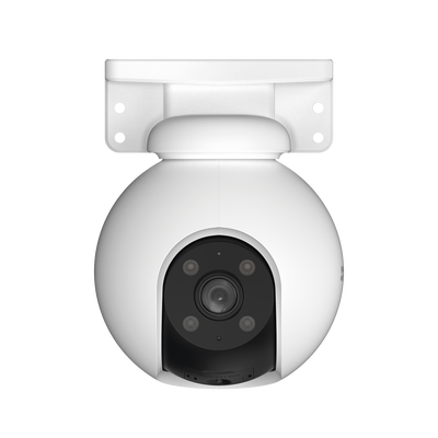 [215167] PT WiFi / (3K) 5MP / Visión 360° / Detección humana / Detección de Vehiculo / Sirena / Luz Parpadeante / Colores en Oscuridad / Micro SD / Presets / Exterior