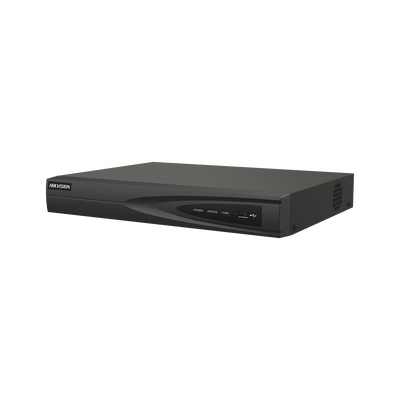 [214782] NVR 8 Megapixel (4K) (Compatible con Cámaras ACUSENSE) / 4 canales IP / 4 Puertos PoE+ / 1 Bahía de Disco Duro / Salida de Vídeo en 4K