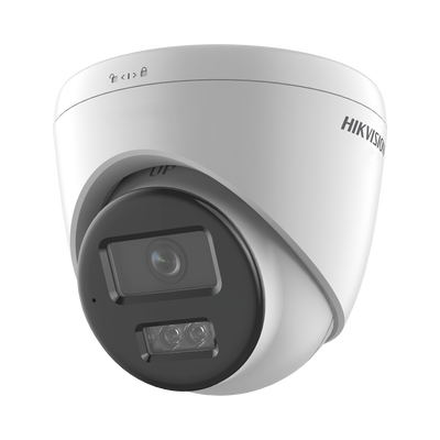 [219667] Turret IP 8 Megapixel (4K) / Lente 2.8 mm / Dual Light (30 mts IR + 30 mts Luz Blanca) / Micrófono Integrado / ACUSENSE Lite / Exterior IP67 / H.265 / PoE / ONVIF / Micro SD