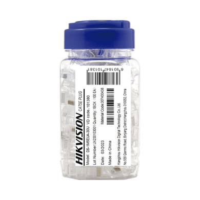 [218788] Bote con 100 Piezas de Plug Modular RJ45 / Cat 6 / Chapado en Oro a 30 Micras / Sin Blindaje / Facil Instalación / Uso Interior / Soporta Norma TIA-568B / Cumple con RoHS 2.0 