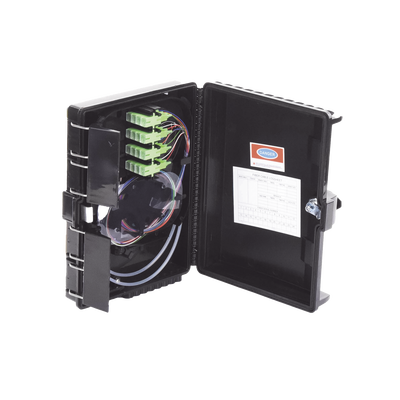 [218050] Cierre de Empalme para 24 fusiones de fibra óptica, Interior/Exterior, con 16 acopladores SC/APC y splitter 1x16, IP65