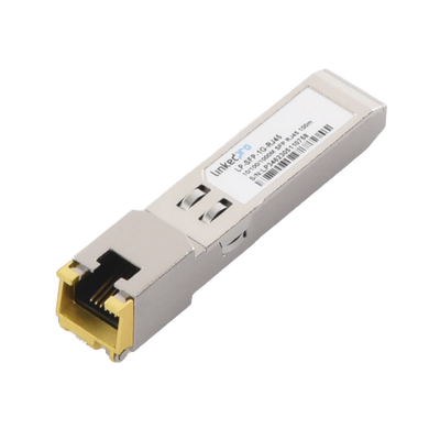 [218198] Transceptor SFP a RJ45 / Auto negociación 10/100/1000 Mbps / Conector RJ45 / Distancia de hasta 100 m.
