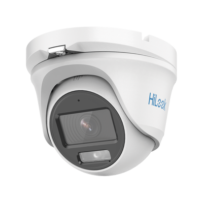 [211954] [ColorVu] Turret TURBOHD 1080p / Imagen a color 24/7 / Lente 2.8 mm / Micrófono Integrado / Luz Blanca 20 mts / IP66 / Metálica