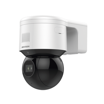 [217610] Domo PTZ IP 4 Megapixel / 4X Zoom Óptico / 50 mts IR EXIR / Luz Estroboscópica / Sirena Integrada / WDR 120 dB / PoE+ / IP66 / Ultra Baja Iluminación / Micrófono y Bocina Interconstruido / Micro SD