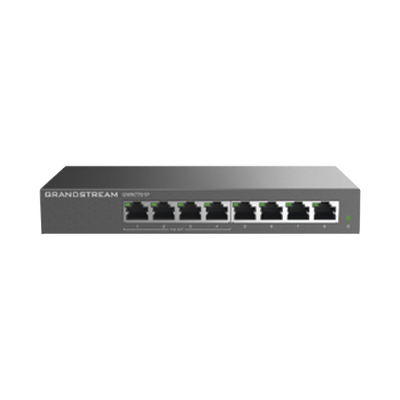 [217530] Switch PoE+ Gigabit No Administrable / 8 puertos 10/100/1000 Mbps / 4 puertos PoE+ /  hasta 60W