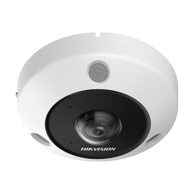 [220662] Fisheye IP 6 Megapixel / 180° - 360° / Dewarping / Heat Map / HEOP 2.0 / Conteo de Personas / IP67 / IK10 / 15 mts IR / Entrada y Salida de Audio y Alarma / Múltiples Vistas / Micrófono Integrado