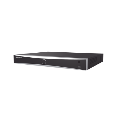 [220810] NVR 12 Megapixel (4K) / 8 canales IP / 8 Puertos PoE+ / AcuSense (Evita Falsas Alarmas) / Reconocimiento Facial / 2 Bahías de Disco Duro / HDMI en 4K / Alarmas I/O / 300 Metros PoE Modo Extendido