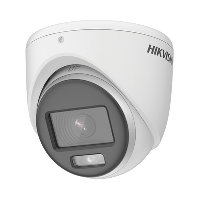 [219456] [Dual Light + ColorVu] Turret TURBOHD 2 Megapixel (1080p) / Lente 2.8 mm / 20 mts IR + 20 mts Luz Blanca / Gran Angular 105° / Exterior IP67 / Micrófono Integrado / dWDR / 4 Tecnologías / Metal