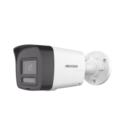 [221903] Bala IP 4 Megapixel / Lente 2.8 mm / Dual Light (30 mts IR + 20 mts Luz Blanca) / Micrófono Integrado / ACUSENSE Lite / Exterior IP67 / H.265 / PoE / ONVIF / Micro SD