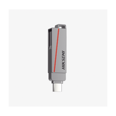 [219037] Memoria USB Dual de 128 GB / USB-C y USB-A / Transferencia de Alta Velocidad / Metálica / Compatible con Dispositivos Móviles, Windows, Mac y Linux