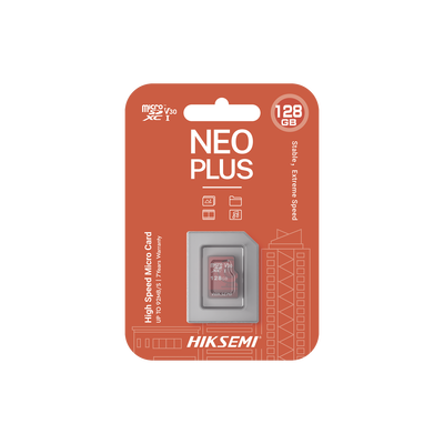 [218974] Memoria microSD / Clase 10 de 128 GB / Especializada Para Videovigilancia (Uso 24/7) / Compatibles con cámaras HIKVISION y Otras Marcas / 95 MB/s Lectura / 50 MB/s Escritura