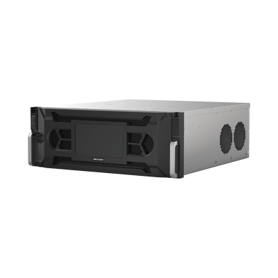 [207635] NVR 12 Megapixel (4K) / 128 Canales IP / 24 Bahías de Disco Duro / 4 Tarjetas de Red / Soporta RAID / Reconocimiento Facial / Bases de Datos / Filtro de Falsas Alarmas / Detección de Cuerpo Humano y Vehículos