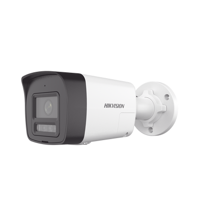 [222070] Bala IP 4 Megapixel / Lente 2.8 mm / Dual Light (30 mts IR + 20 mts Luz Blanca)  / Audio de Dos Vías /  Luz Intermitente y Alerta de Audio / Micrófono Integrado / ACUSENSE Lite / Exterior IP67 / H.265 / PoE / ONVIF / Micro SD