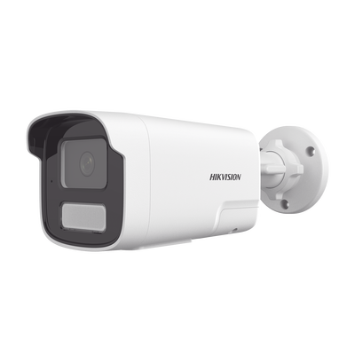 [222069] Bala IP 4 Megapíxel / ACUSENSE Lite (Detección de Humanos y Vehiculos) / Lente 4 mm / Audio de Dos Vías /  Luz Intermitente y Alerta de Audio / 50 Mts IR EXIR 2.0 / Exterior IP67 / WDR 120 dB / PoE / ONVIF 
