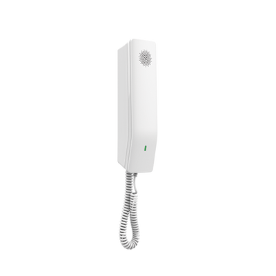 [214676] Teléfono IP Hotelero, 2 líneas SIP con 2 cuentas, codec Opus, IPV4/IPV6, color blanco, con gestión en la nube GDMS
