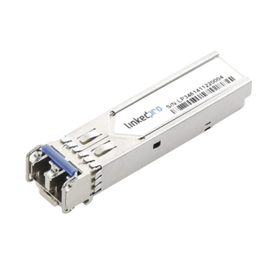 [219387] Transceptor Industrial SFP (Mini-Gbic) / Monomodo / 1.25 Gbps de velocidad / Conectores LC Dúplex / Hasta 3 km de Distancia