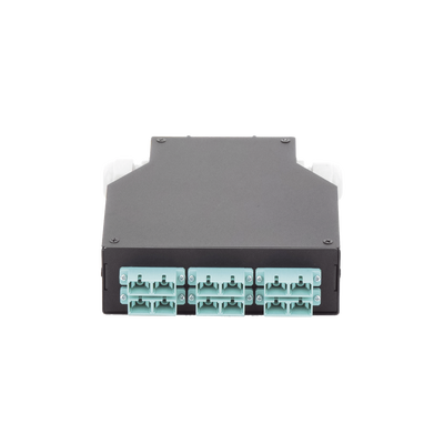 [219567] Distribuidor de Fibra Óptica para Riel Din, 6 Acopladores SC/UPC Multimodo con Charola de Empalme