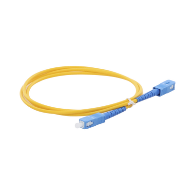 [225098] Jumper de Fibra Óptica Monomodo SC/UPC-SC/UPC Simplex de 1 metro, 3mm