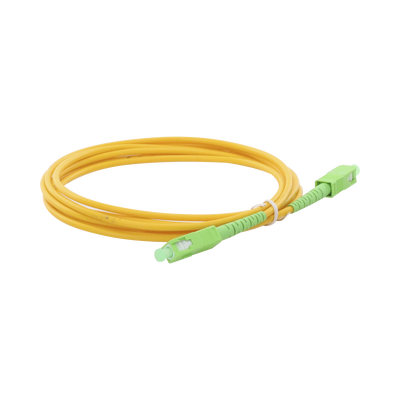 [225050] Jumper de Fibra Óptica Monomodo SC/APC-SC/APC Simplex de 3 metros, 3mm