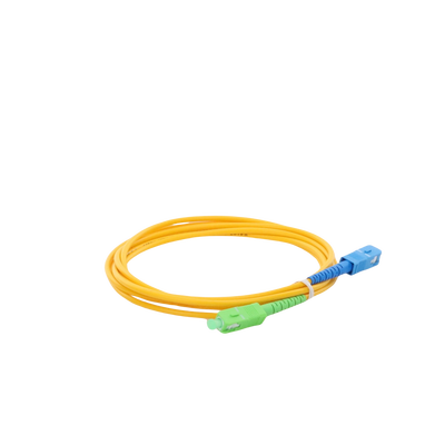 [225048] Jumper de Fibra Óptica Monomodo SC/APC-SC/UPC Simplex de 3 metro, 3mm