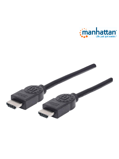 [MAN2760012] MANHATTAN 323222 - Cable HDMI de Alta Velocidad con Canal Ethernet 1.4 M-M 3.0M+Ethernet