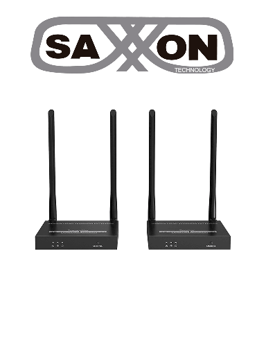 [SXN0570012] SAXXON LKV699- Extensor HDMI Inalámbrico IPCOLOR/ Resolución de hasta 4K@60Hz/ Frecuencia de comunicación de 5GHz/ Hasta 50 metros de distancia/ Loop HDMI