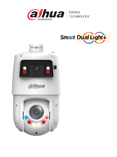 [DHT0060082] DAHUA DH-SDT4E425-4F-GB-A-PV1 Cámara PTZ IP X-Spans 4MP+4MP TiOC WizSense/ 25X Zoom/ IR hasta 100 m/ Autotracking 3.0/ Protección perimetral/ Disuasión activa/ Luz dual inteligente/ SMD4.0/ Quick Pick/ WDR/ IP66/ #LoNuevo