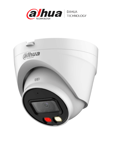 [DHT0040120] DAHUA DH-IPC-HDW1439V-A-IL Cámara IP Eyeball 4 MP/ Iluminador dual inteligente/ Detección Humana/ IR LED30m/ 2.8 mm/ H.265+/ 94°/ WDR, 3D NR, HLC, BLC/ Micrófono Incorporado/ PoE/ IP67/ #LoNuevo