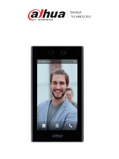 [DHT0810018] Dahua DHI-ASI7213K-W Control de acceso con reconocimiento facial LCD 7"/ Cámara de 2MP/ 50,000 Usuarios/ 50,000 Caras/ 100,00 Contraseñas/ QR Código/ Distancia de Reconocimiento 1.3 m-3.0 m/ Algoritmo de Aprendizaje Profundo #ControlAcceso