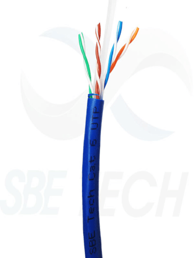 [SBT2640008] SBE TECH SBE-UTPC6UCERT-BL-NP - CABLE UTP CAT6/ 100% COBRE/CAJA 305 METROS/ COLOR AZUL/ 23 AWG/ SEPARADOR CENTRAL/ 