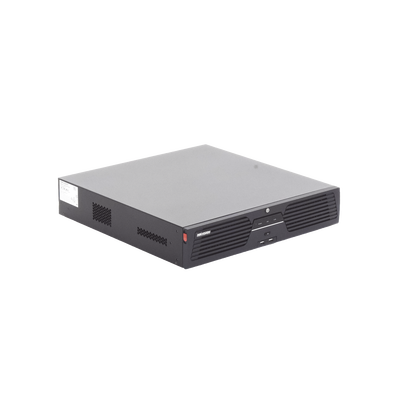 [211679] [Doble Poder de Decodificación] NVR 32 Megapixel (8K) / 32 Canales IP / AcuSense / ANPR / Conteo de Personas / Heat Map / 8 Bahías de Disco Duro / 2 Tarjetas de Red / Soporta RAID con Hot Swap / 2 HDMI en 8K / Soporta POS / Alarmas I/O