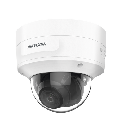 [218626] Domo IP 8 Megapixel (4K) / Lente Mot. 2.7 a 13.5 mm / 40 mts IR EXIR / Exterior IP66 / IK10 / ACUSENSE / DARKFIGHTER / Audio y Alarma I/O / PoE+ / Captura Facial / ONVIF / Micro SD