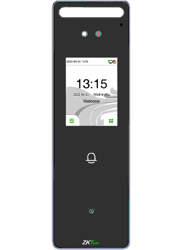 [ZKT0810078] ZKTECO SpeedFaceV3LQR - Control de Acceso y Asistencia Facial Visible Light / 500 rostros / 3,000 QR / IP65